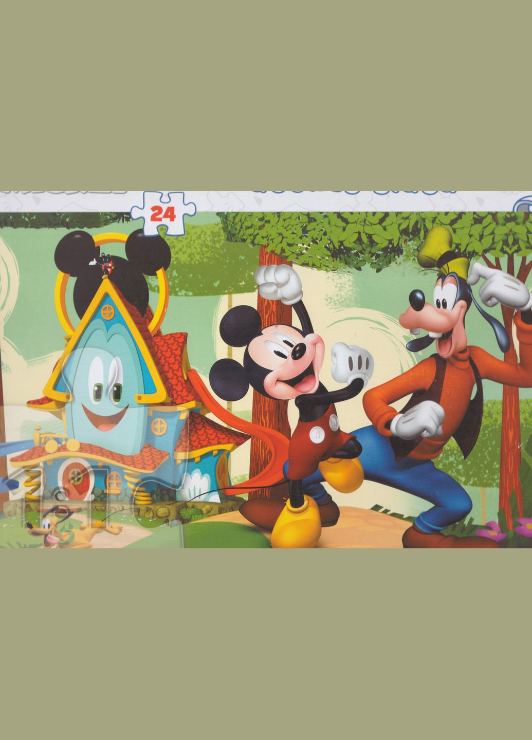 Пазли + розмальовка Super Maxi "Веселий будиночок" / "Дісней: "Міккі-Маус" (24 ел.) 41012 ( ) Trefl (328944866)