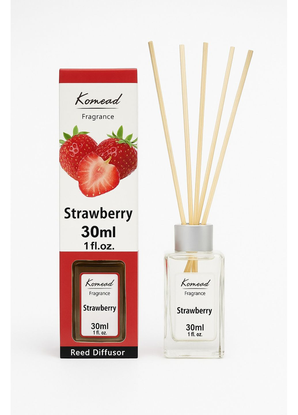 Аромадіфузор з паличками "Strawberry" 30мл Home (362343321)