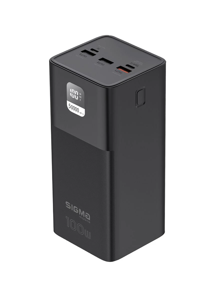 Універсальна мобільна батарея X-Power SI50A6QLX 50000mAh Black (4827798741313) Sigma mobile (360394277)