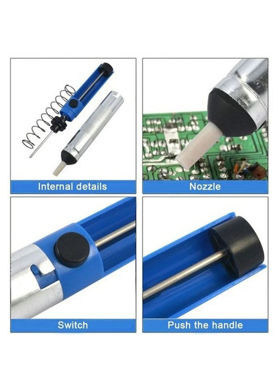 Оловоотсос вакуумный Solder Sucker, шприц, экстрактор для удаления припоя, олова Kaisi (326806591)