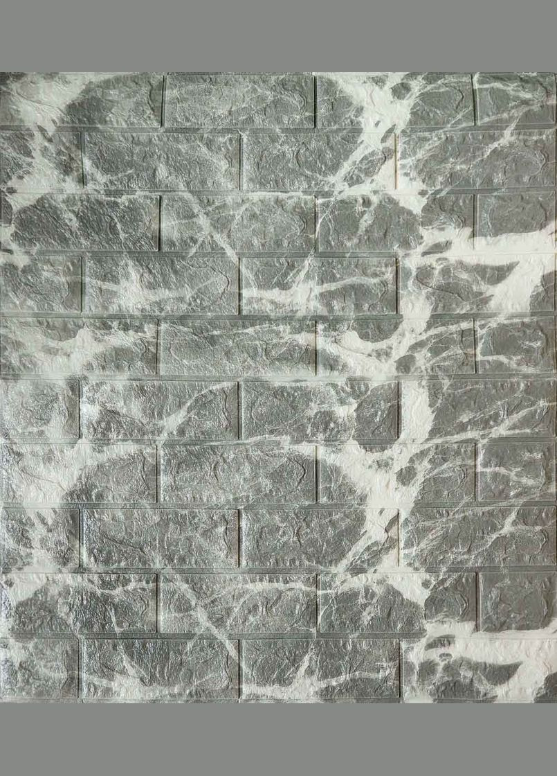 Самоклеюча декоративна 3D панель мармур еспрессо 700x770x5 мм Loft Expert (298473283)