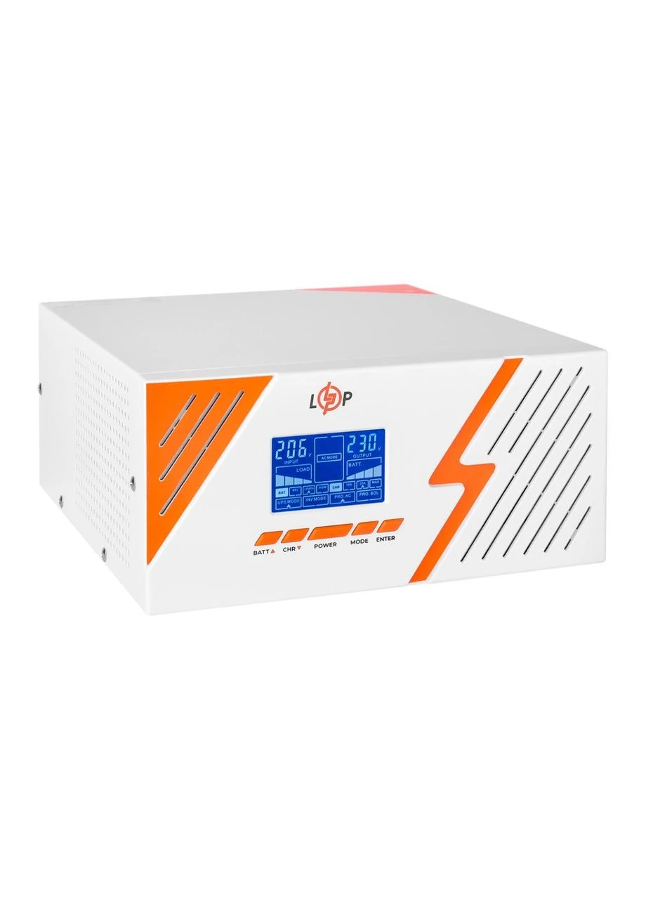 ДБЖ з правильною синусоїдою 12V LPM-PSW-1500VA (1050Вт) White LogicPower (400728064)