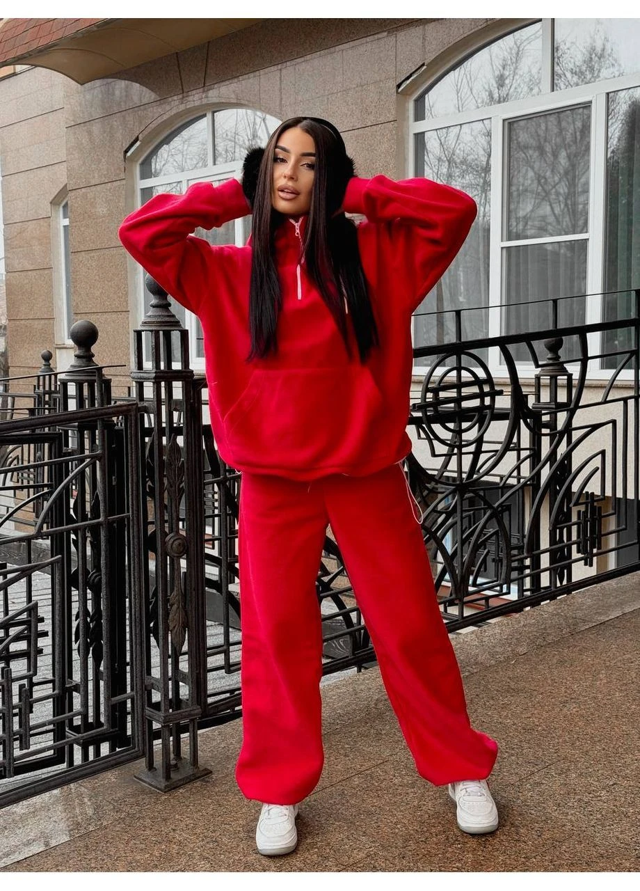 Стильний теплий костюм спортивний фліс No Brand (374000927)