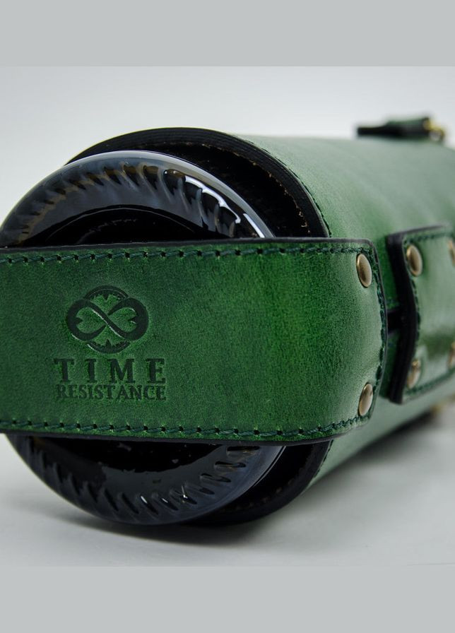 Шкіряна сумка для вина для жінок - Saving Grapes - Зелений колір - 5206001W Time Resistance (316192907)