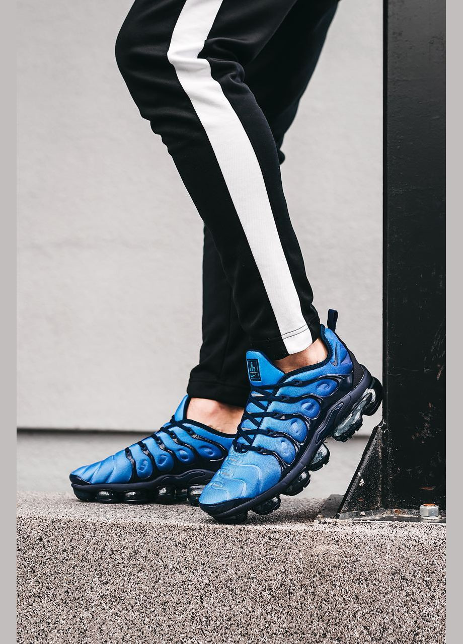 Синій Осінні кросівки чоловічі Nike VaporMax Plus Tn Blue