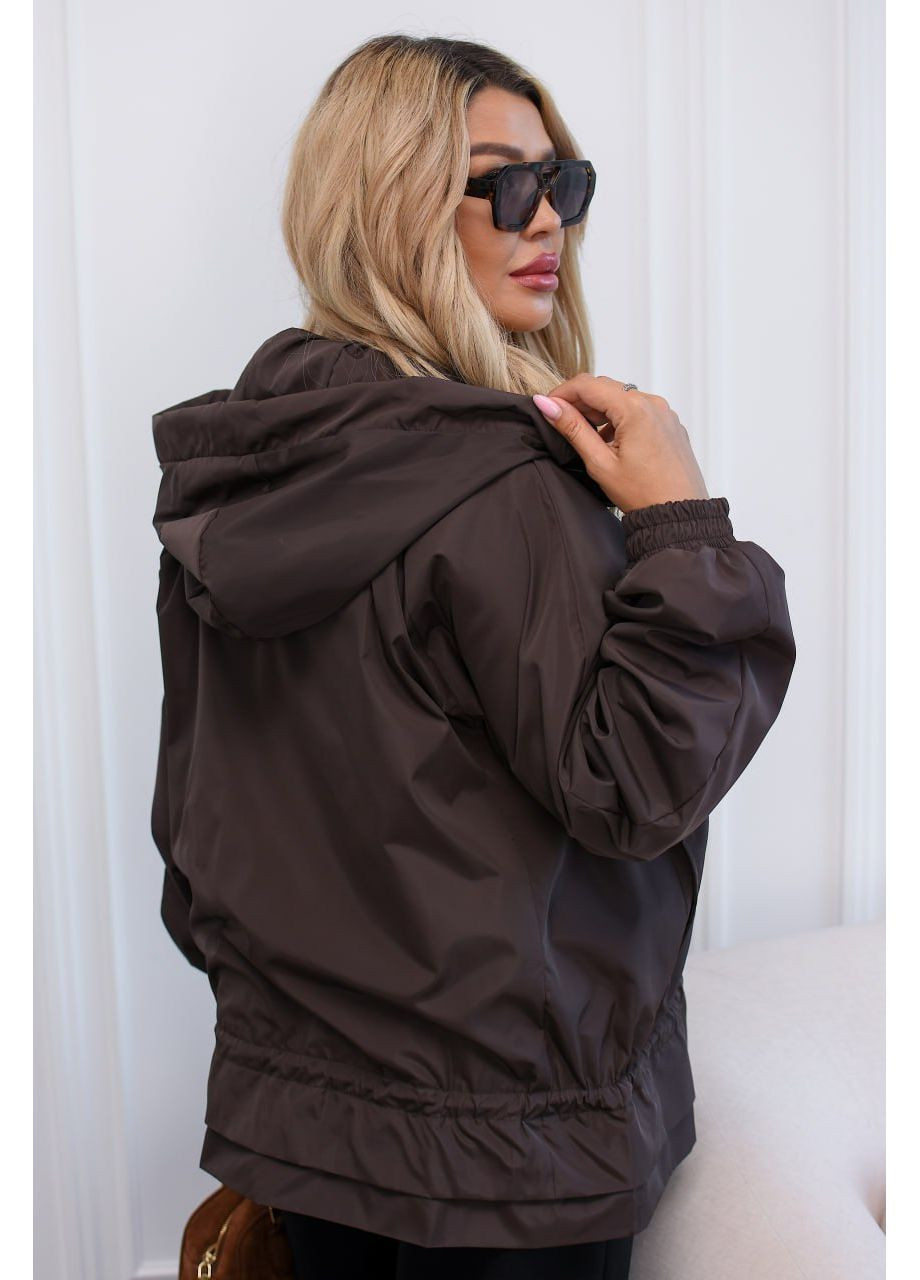 Куртка-ветровка женская из плащевки Эмми на подкладке (замеры в описании) DK/DL Мода без кордонів на молнии (366452320)