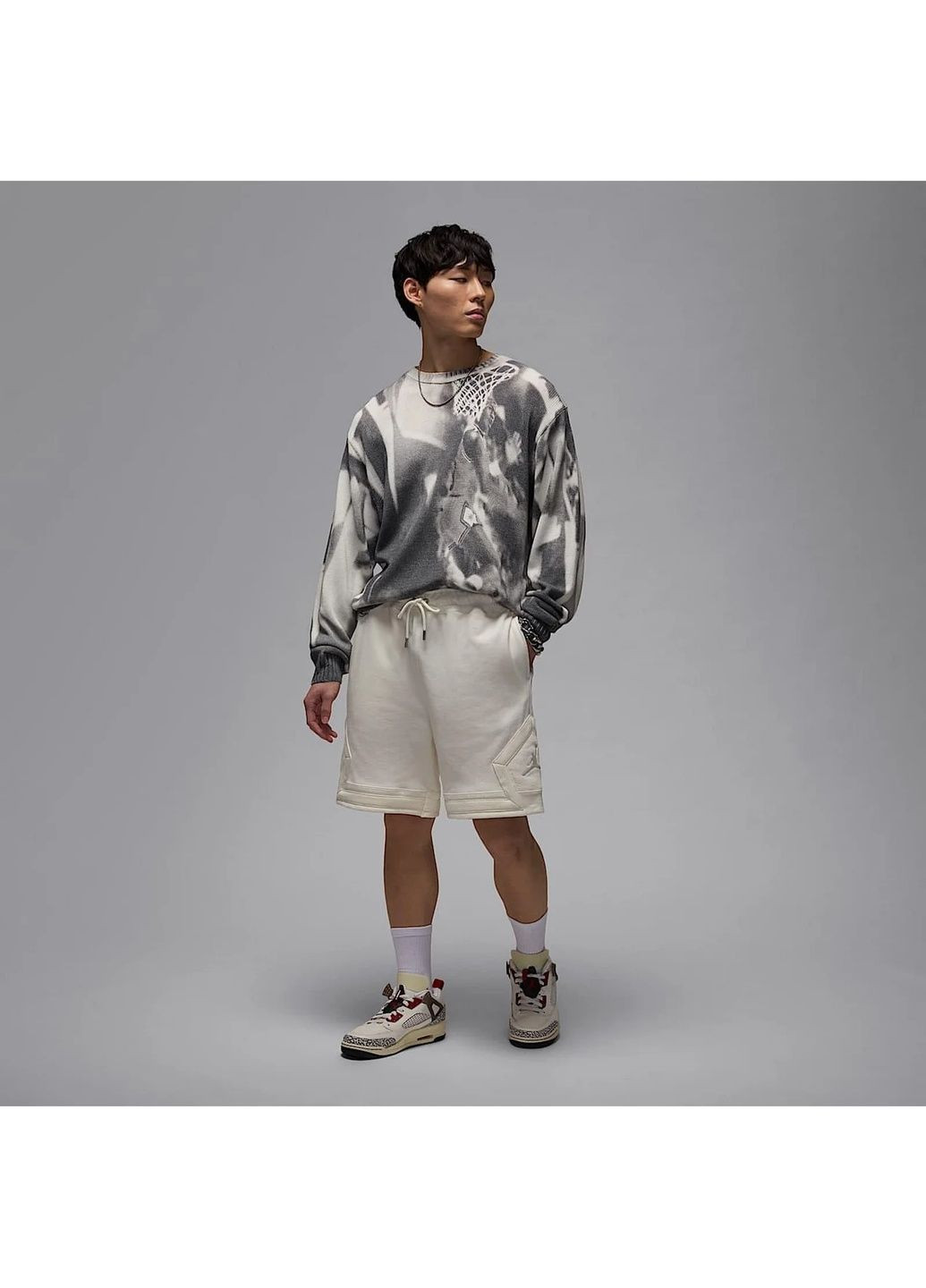 Шорти чоловічі Flight Flc Dmnd White Air Jordan (366039083)