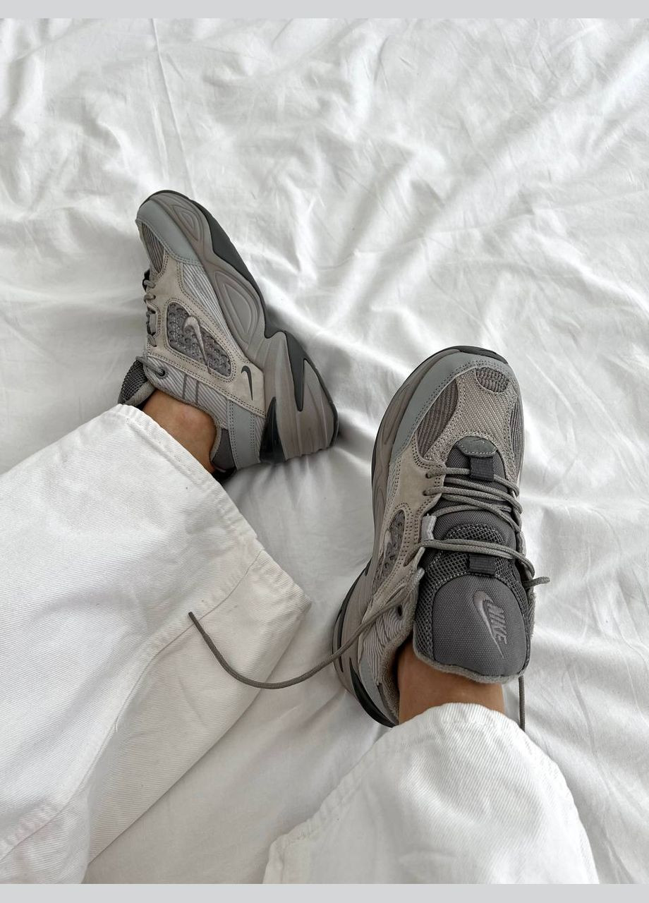 Серые всесезонные кроссовки Vakko M2k Tekno Grey