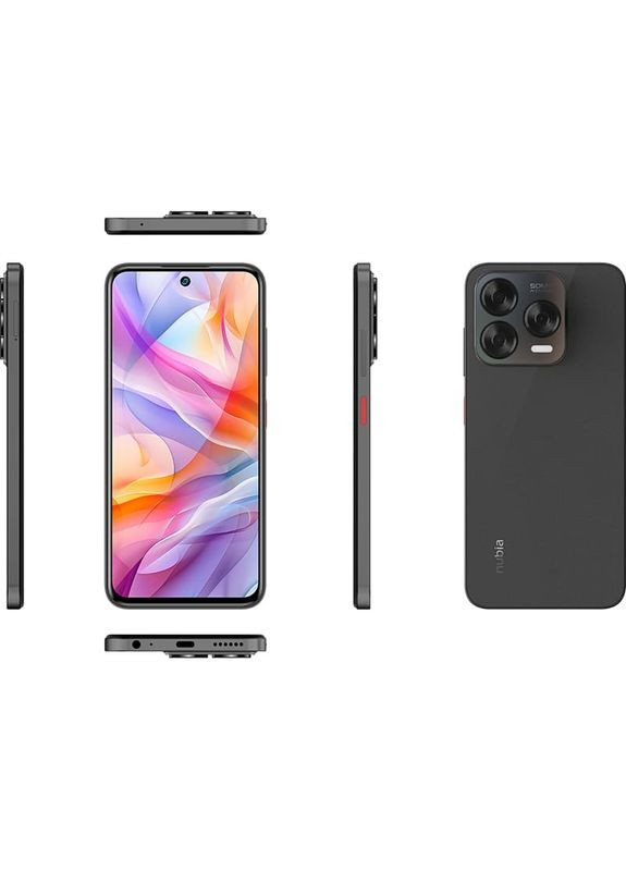 Смартфон V70 Design 8/256GB Dual Sim Dark Grey Nubia (332613309)