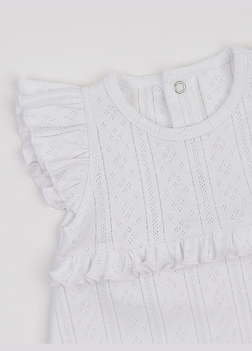 Боді- пісочник дитячий ажурний біла смужка KRAKO (324407576)