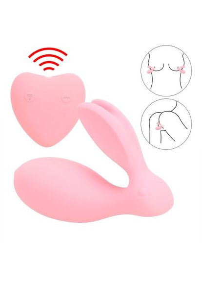 Вібратор під трусики для клітора кролик Rabbit Vibe потужний на акумуляторі Leten (303883257)