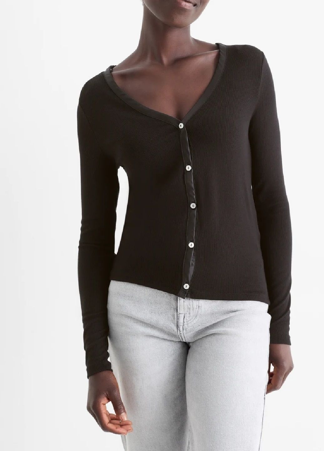 Черный демисезонный кардиган C&A