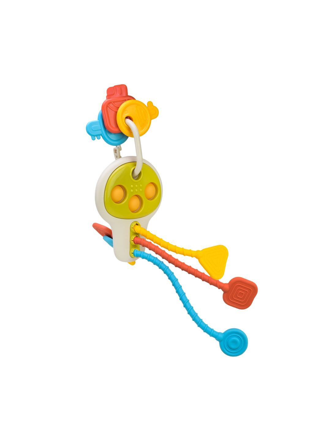 Тактильная развивающая погремушка для малышей, обучающий брелок "Солнечный зайчик" в ассортименте - No Brand PL-724-79 (371925777)