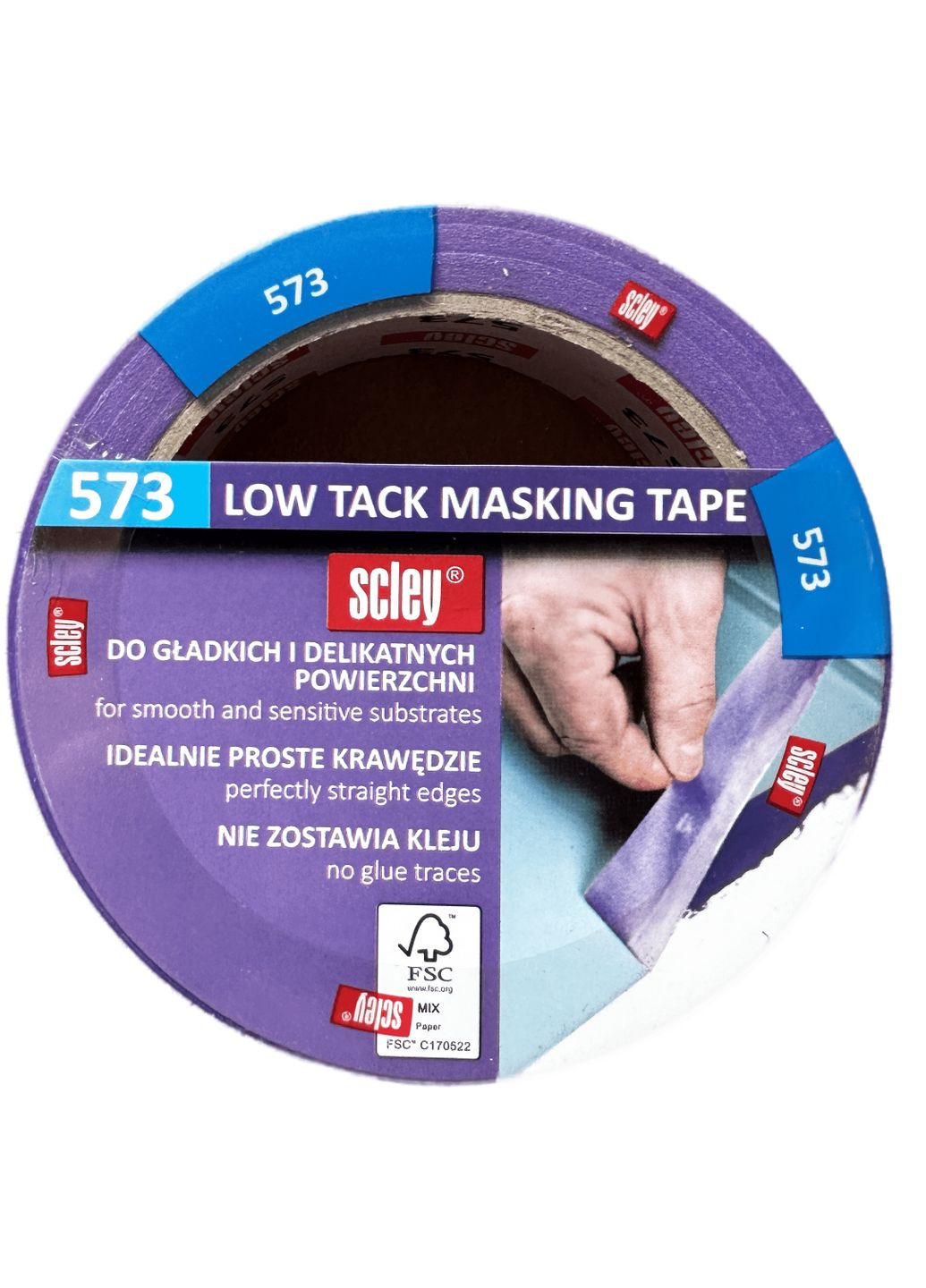 Стрічка малярська паперова 38 мм x 33м 0300-733338 Scley (360880778)