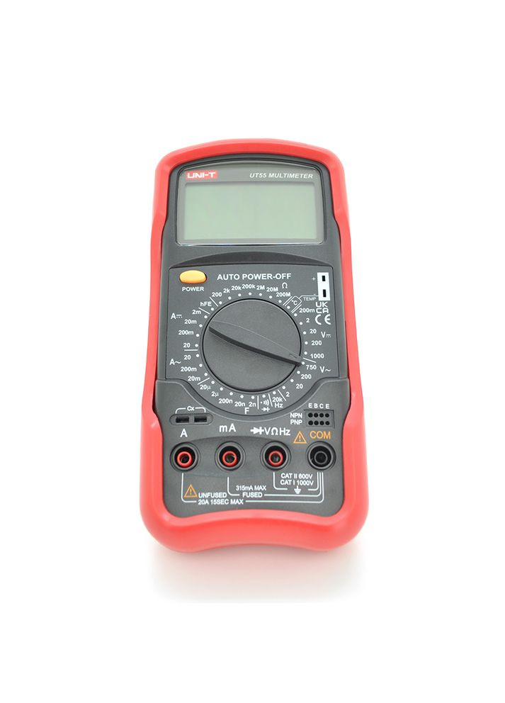 Мультиметр UT55 Измерение: V, A, R, C, Hz, тест диодов, прозванка UNI-T (370616417)