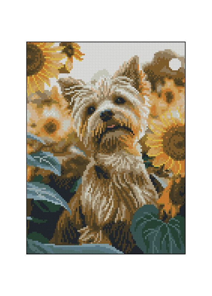 Алмазная мозаика "Цуцик" ZAV3040-30 без подрамника Strateg (366023562)