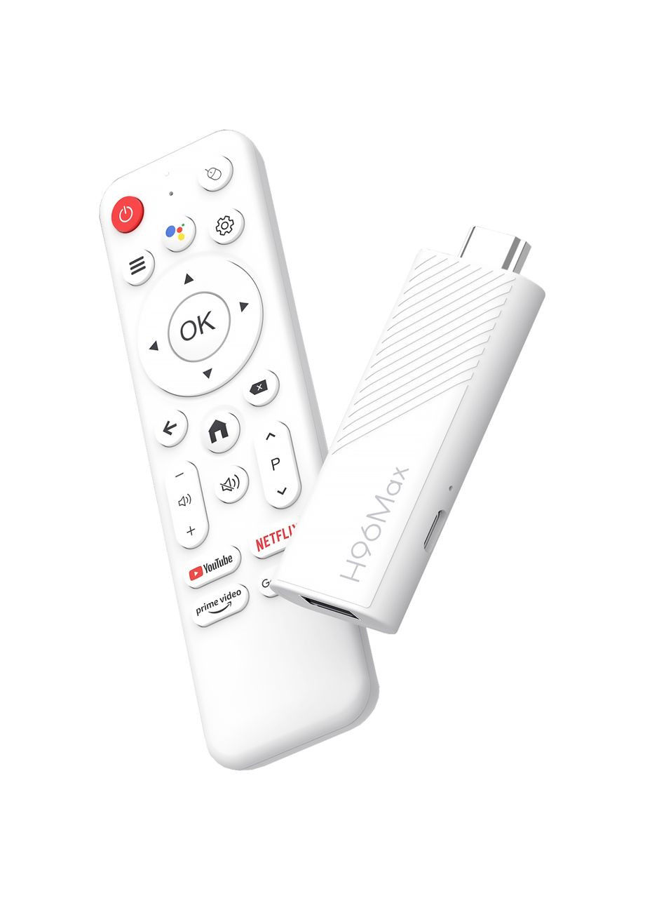TV Медиаплеер H313 TV Stick 2/16Gb/ Allwinner H313/ Android 14/ WiFi 2.4G+5G/белый H96 (361314352)