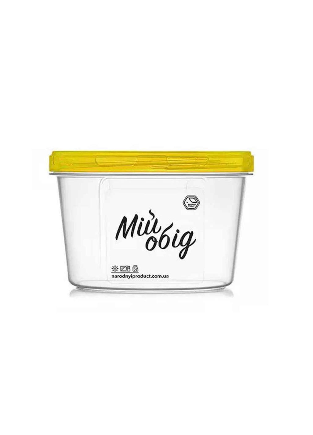 Контейнер 1л (круглий) (81ж) Народний Продукт (346393410)