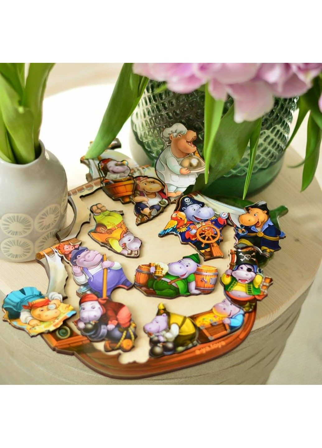 Вкладки "Бегемотики-пірати" ПСД 083 Ubumblebees (303133450)