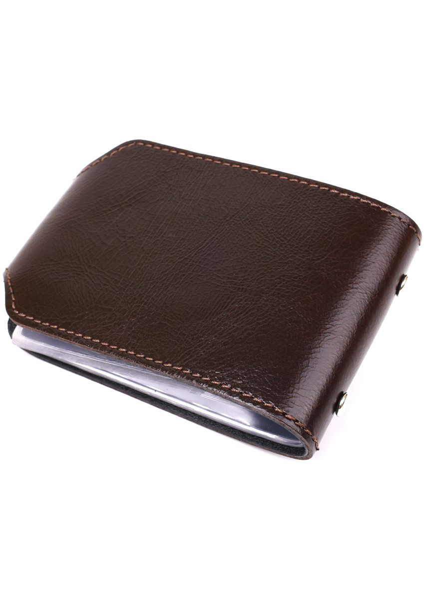 Холдер горизонтальний 13914 шкіряний Коричневий Shvigel (298566528)