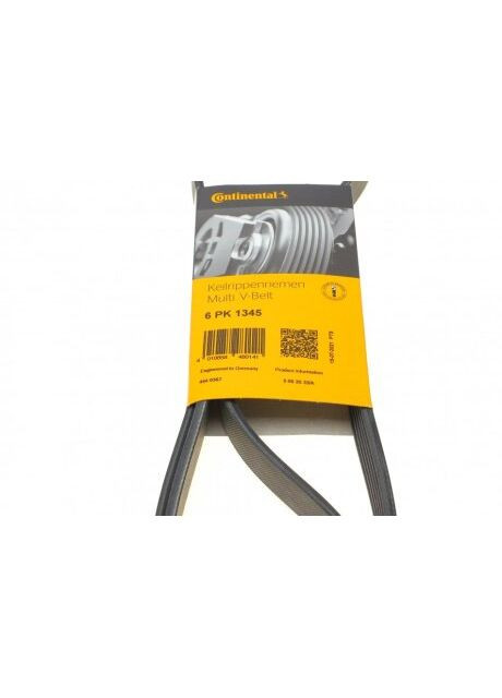 Ремінь полікліновий (Вир-во ) 6PK1345 ContiTech (366206777)