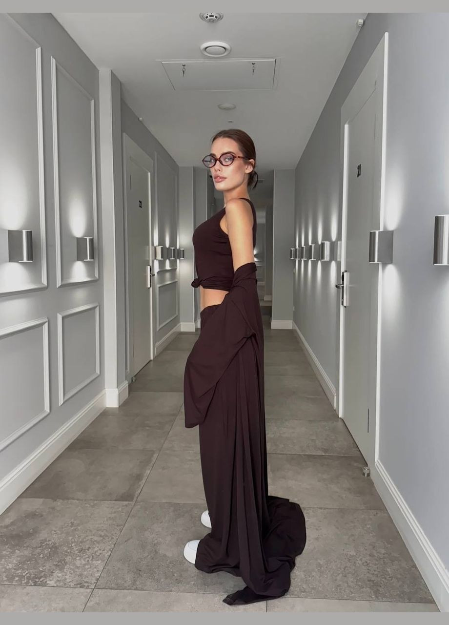 Жіночий костюм трійка кардиган, топ та палаццо MonCher (332615275)