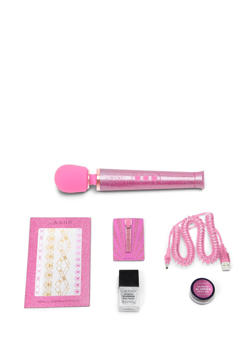 Вибратор микрофон ALL THAT GLIMMERS SET, блестящий Le Wand (298936162)