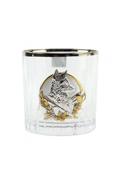 Набор для виски "Бокали Лидер Платинум" (6 шт) с платиной и золотыми накладками (GPB6SEN2PG) Boss Crystal (302666413)