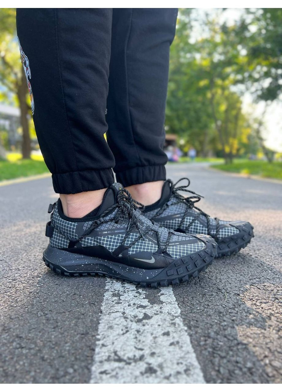 Черные демисезонные кроссовки мужские nike acg mounth low all black найк асж маунс No Brand