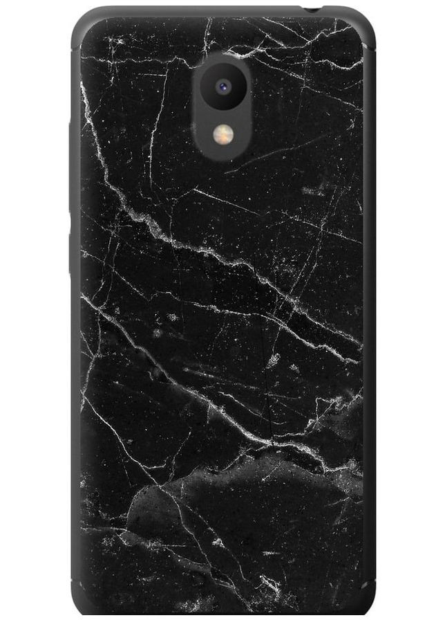2D пластиковий чохол 'Чорний мармур v2' для Endorphone Meizu M6 (317205452)