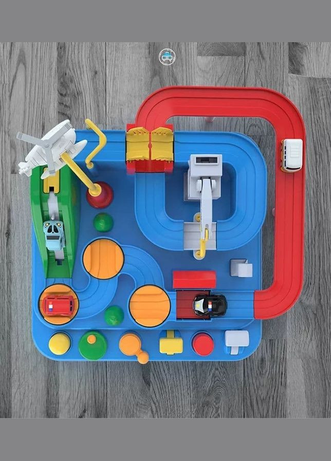 Дитячий ігровий паркінг JP588-7, 6 кнопок і 4 машинки Fun Game (327217742)