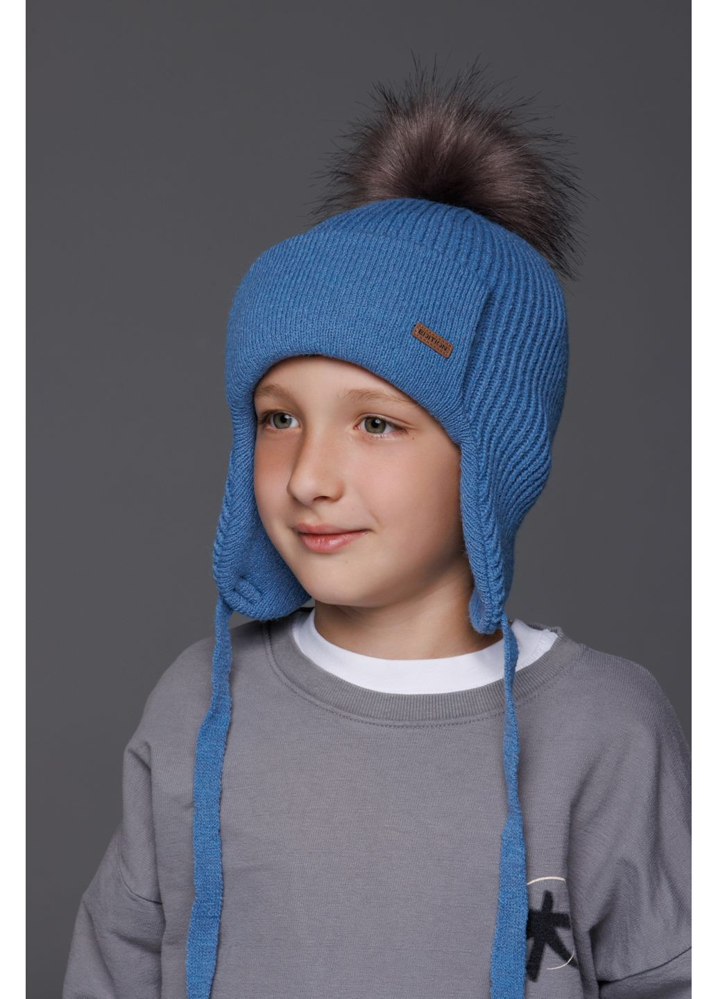 Шапка для мальчика Твистер K207 50-52 см. Кофе Alex K207-20 (364302519)