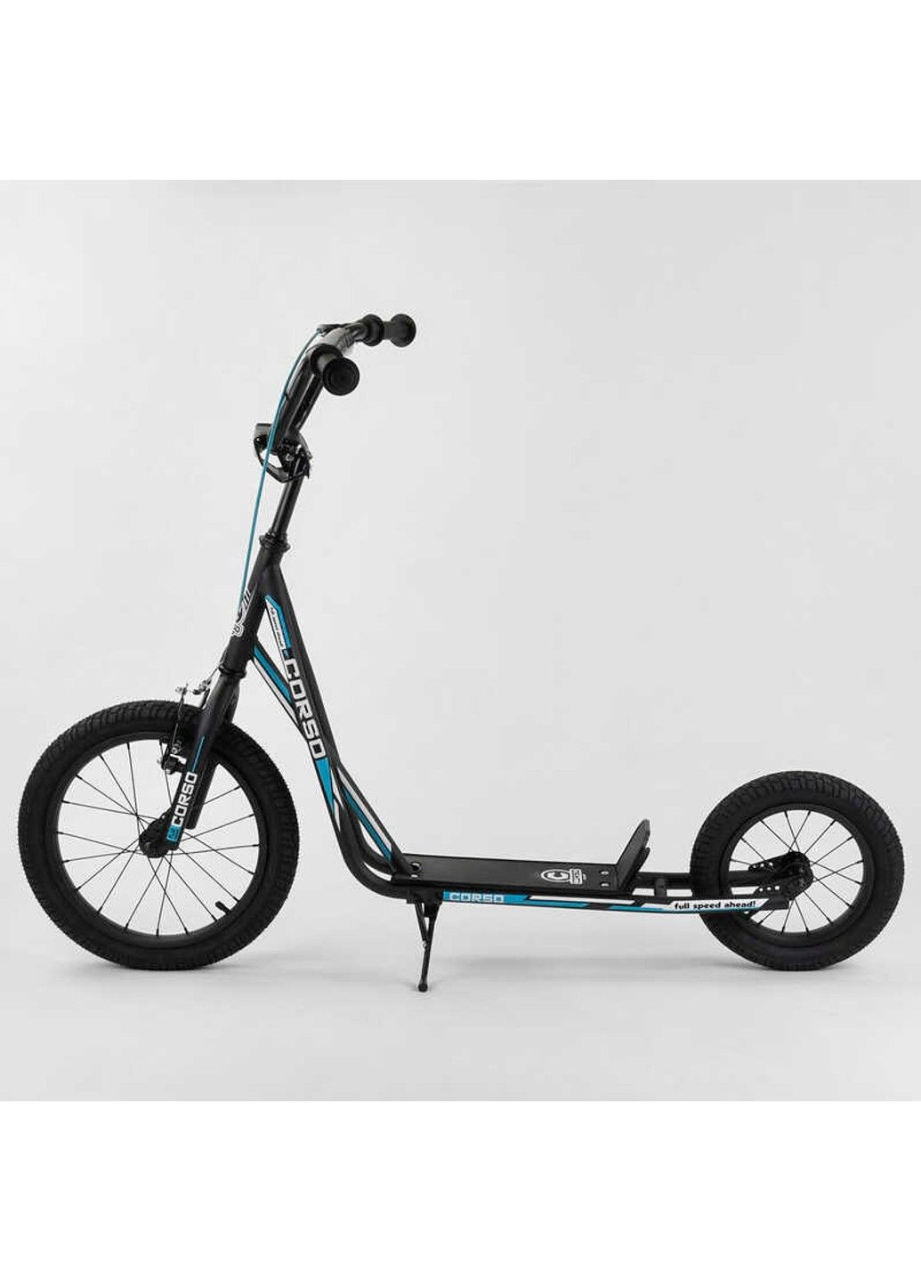 Двухколесный самокат МХ 40902 "" колеса надувные Corso (305825170)