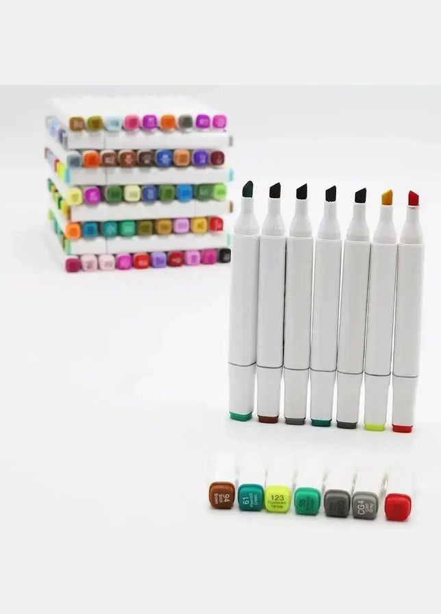 Набор маркеров для рисования Touch 60 шт. Белый Art (283622330)