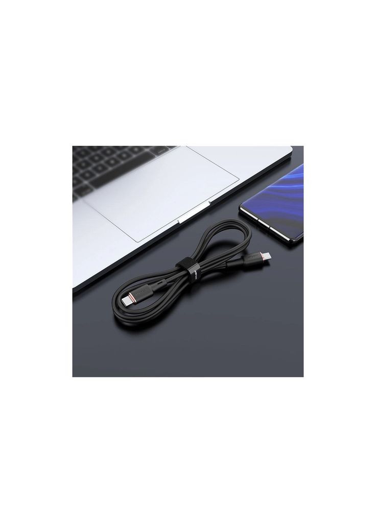 Дата кабель (m481471) Acefast USB-C to USB-C 1.2m 3A 60W silicone C2-03 black (367068410)