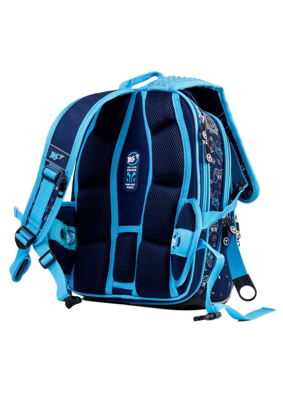 Рюкзак шкільний каркасний S89 Game, два відділення, фронтальна кишеня, розмір 36 x 27 x 15,5см Yes (293510926)