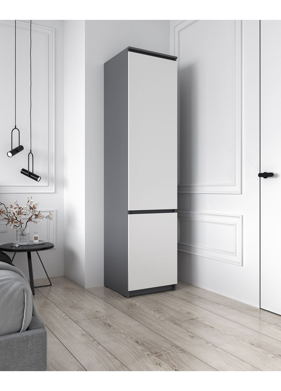 Закритий пенал із полицями MT-217 500*2117*498 антрацит/ No Brand (358928314)