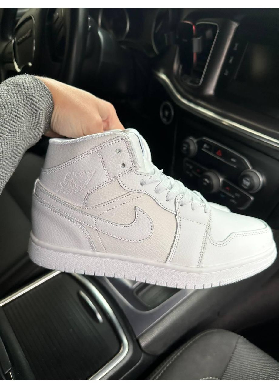 КРОСІВКИ ЖІНОЧІ NIKE AIR JORDAN WHITE НАЙК АІР ДЖОРДАН No Brand білі зими (368647118)