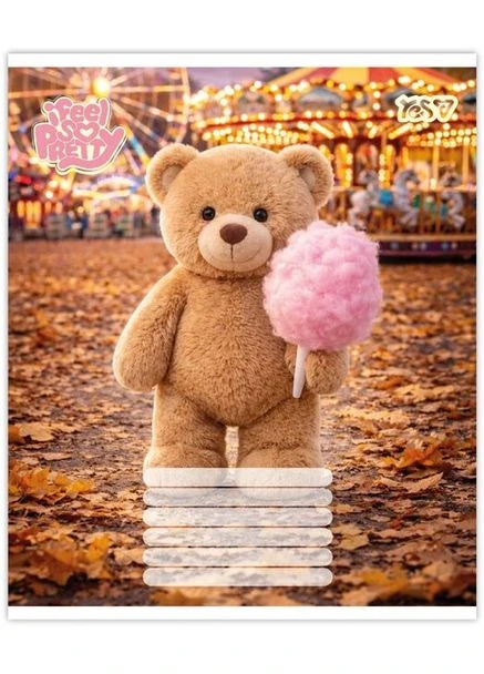 Зошит учнівський Bear stories 768972 18 аркушів shop (4823133111063) 1B (400543000)