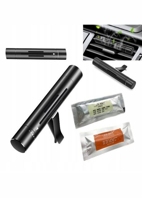 Ароматизатор автомобіль Lanxuan освіжувач повітря в машину + 5 змінних картриджів Чорний (FR050823) No Brand (330779151)