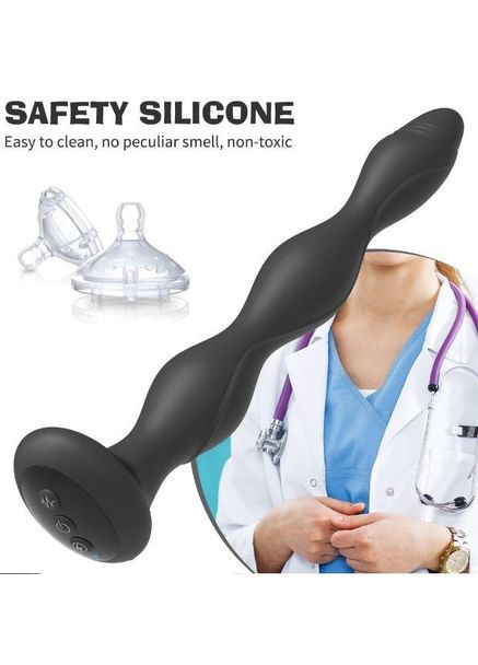 Анальний вібратор ElectricBall з підігрівом і електростимуляцією No Brand (339864948)