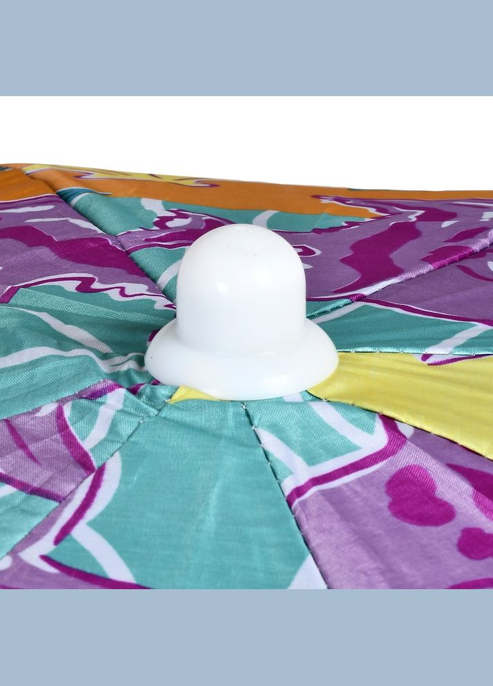 Зонтик пляжный "Designs" d1.8м с наклоном серебро Home (330982418)