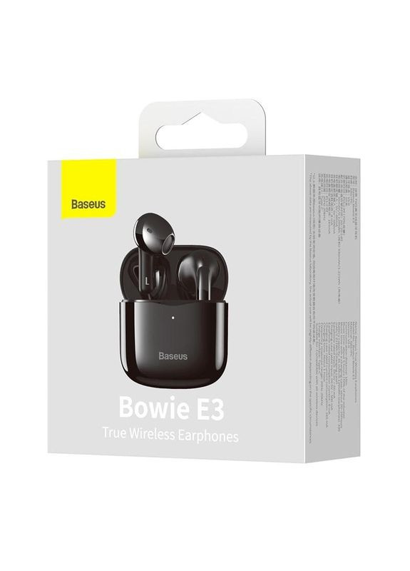 Наушники беспроводные Bowie E3 черные Baseus (280916202)