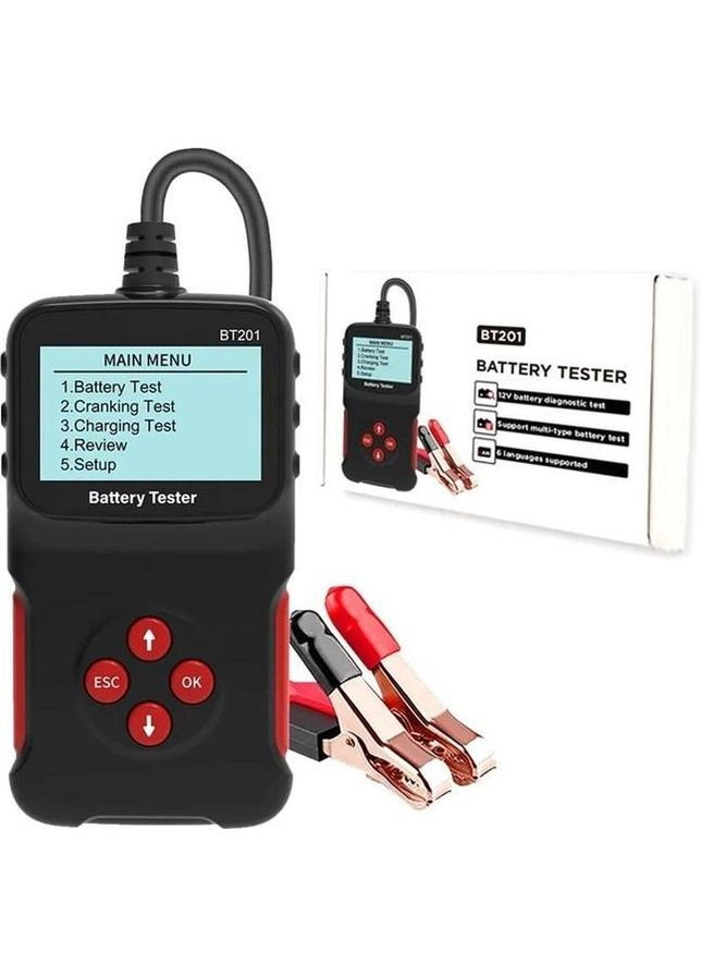 Тестер аккумуляторных батарей BT201 3-200 А/час (RD050709) Bodasan (317297303)