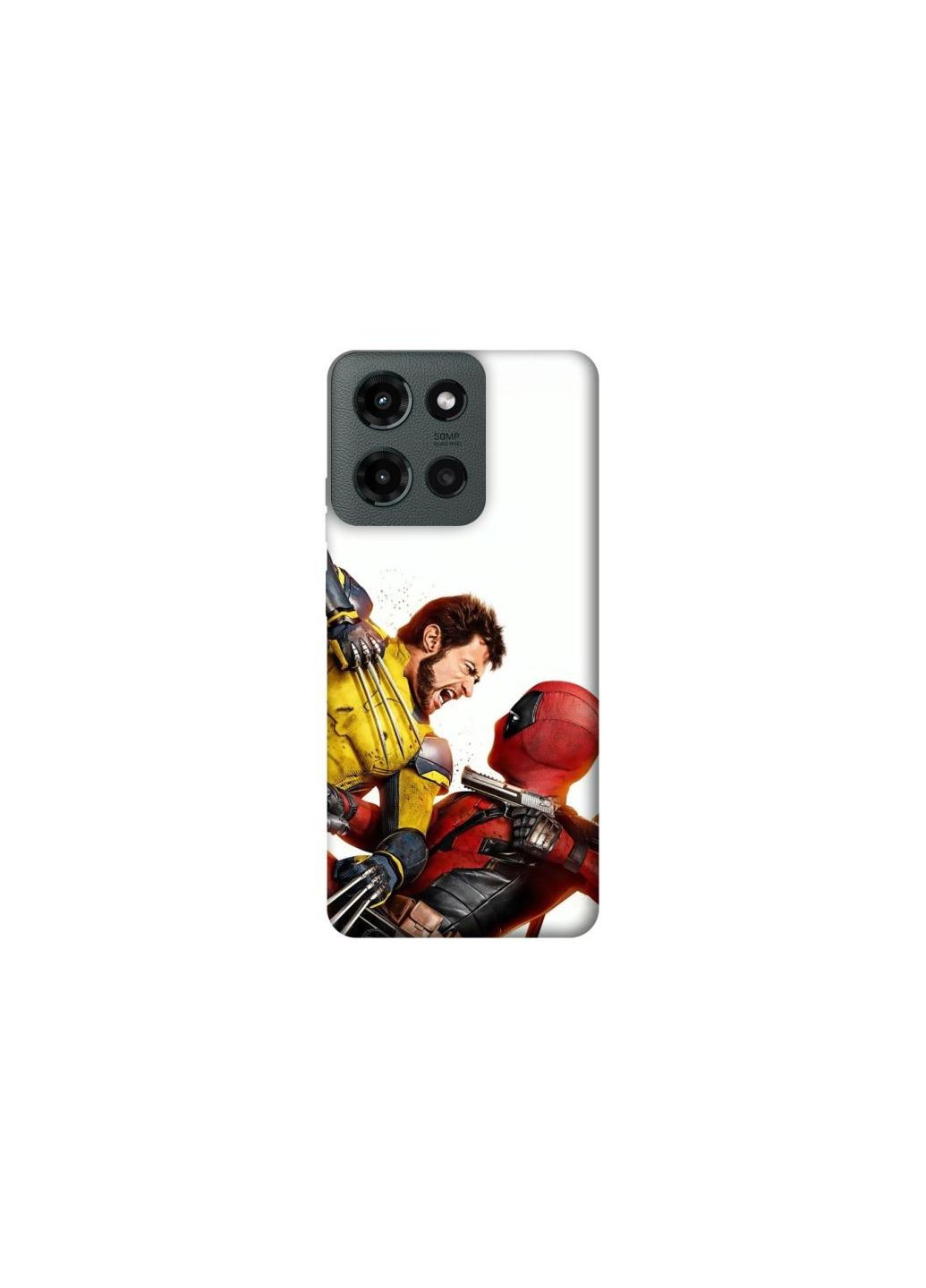 Чохол на Motorola Moto G Power (2025) Deadpool and Wolverine Frontalka (353342663)