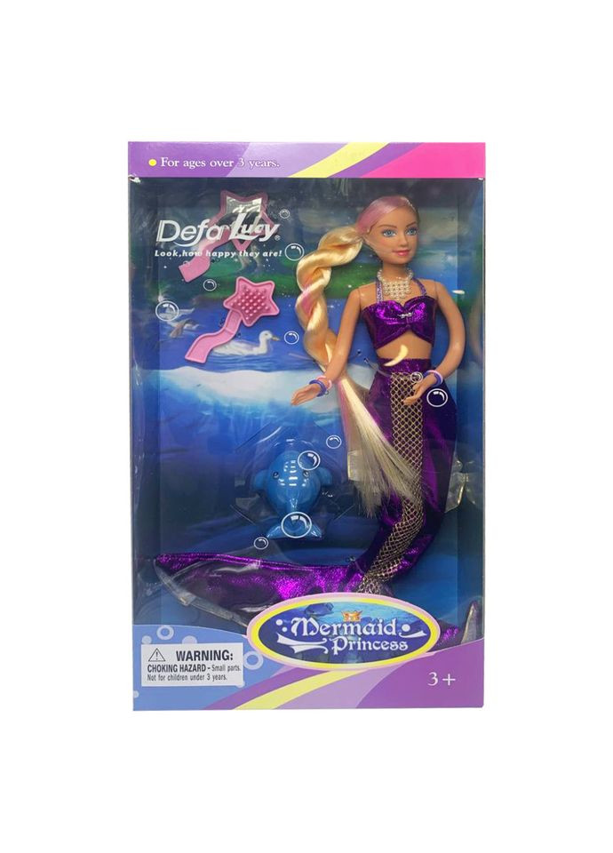 Кукла DEFA 20983 русалка Фиолетовый Bambi (365249949)