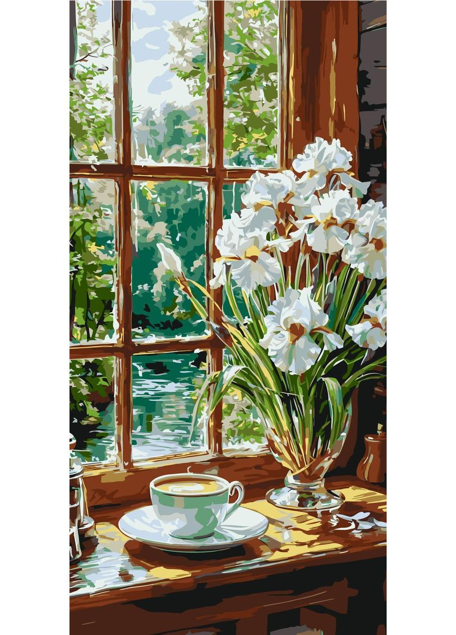 Картина за номерами Натюрморт. Кавова гармонія 40*80 см Оригамі LW 5155 Origami (351587357)