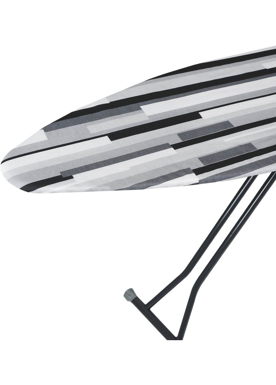 Гладильная доска CLOUD 40 x118 см моноблок с розеткой Полосы черно-серые (EH11840MPLE-2) EUROHOME (322127307)