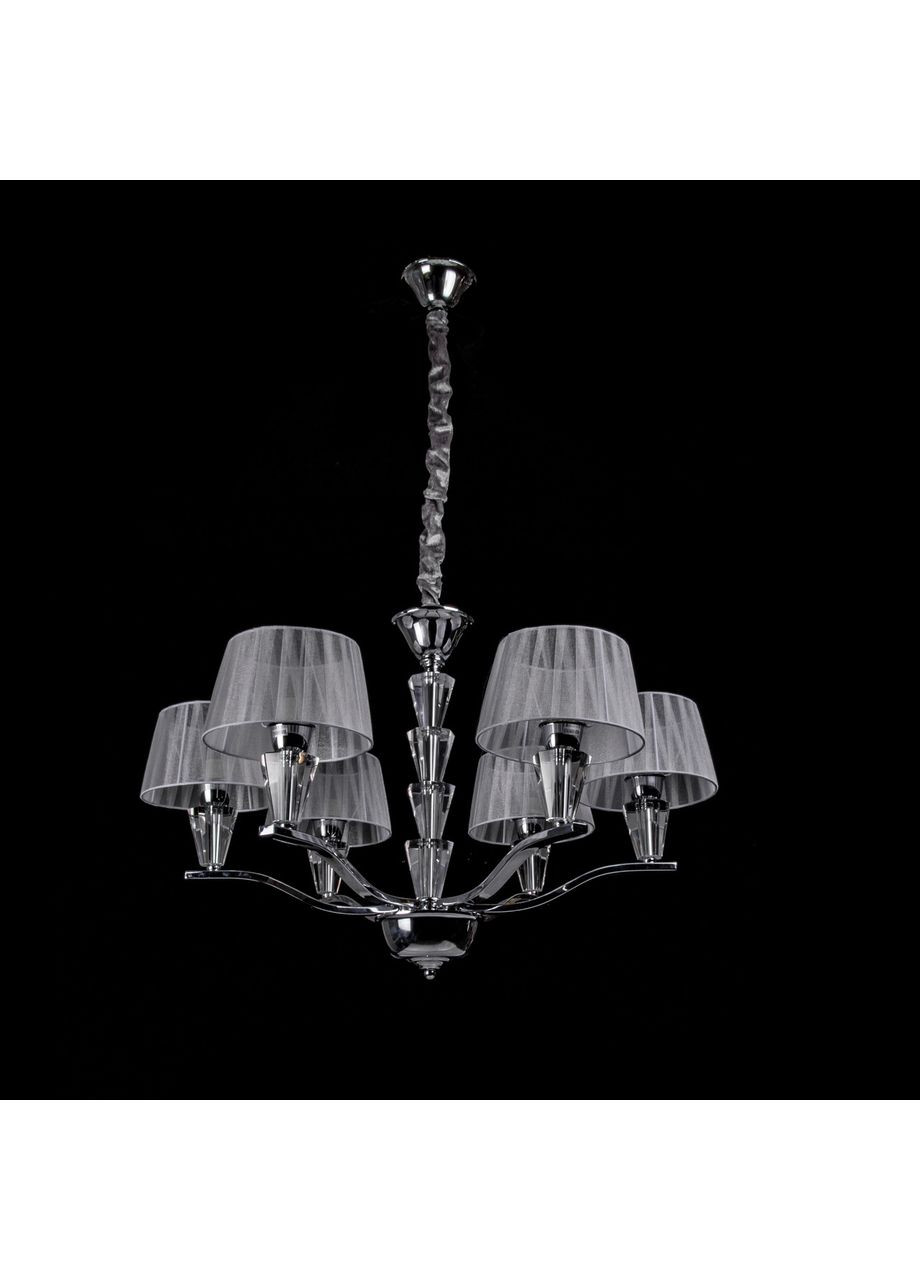Класична люстра з абажурами і елементами кришталю 5262/6/CH No Brand (352229401)