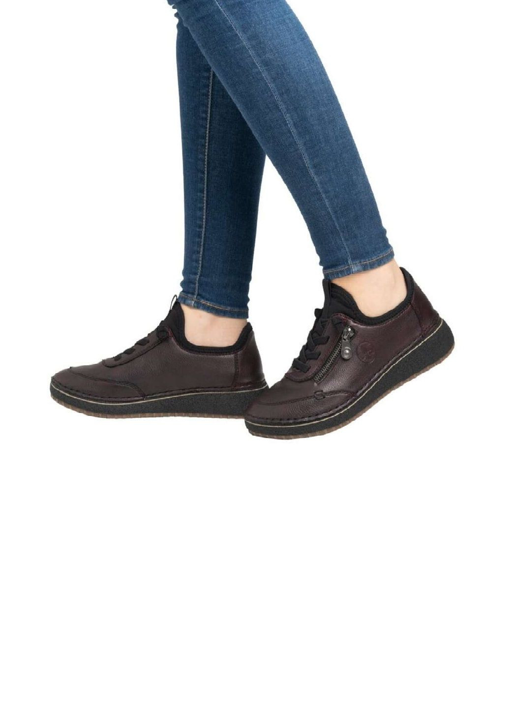 Rieker Туфлі бордовий з штучна шкіра, німеччина — демісезон (299809269)